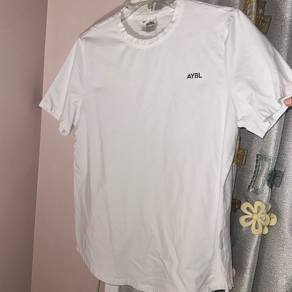 Aybl oversized plain white tee